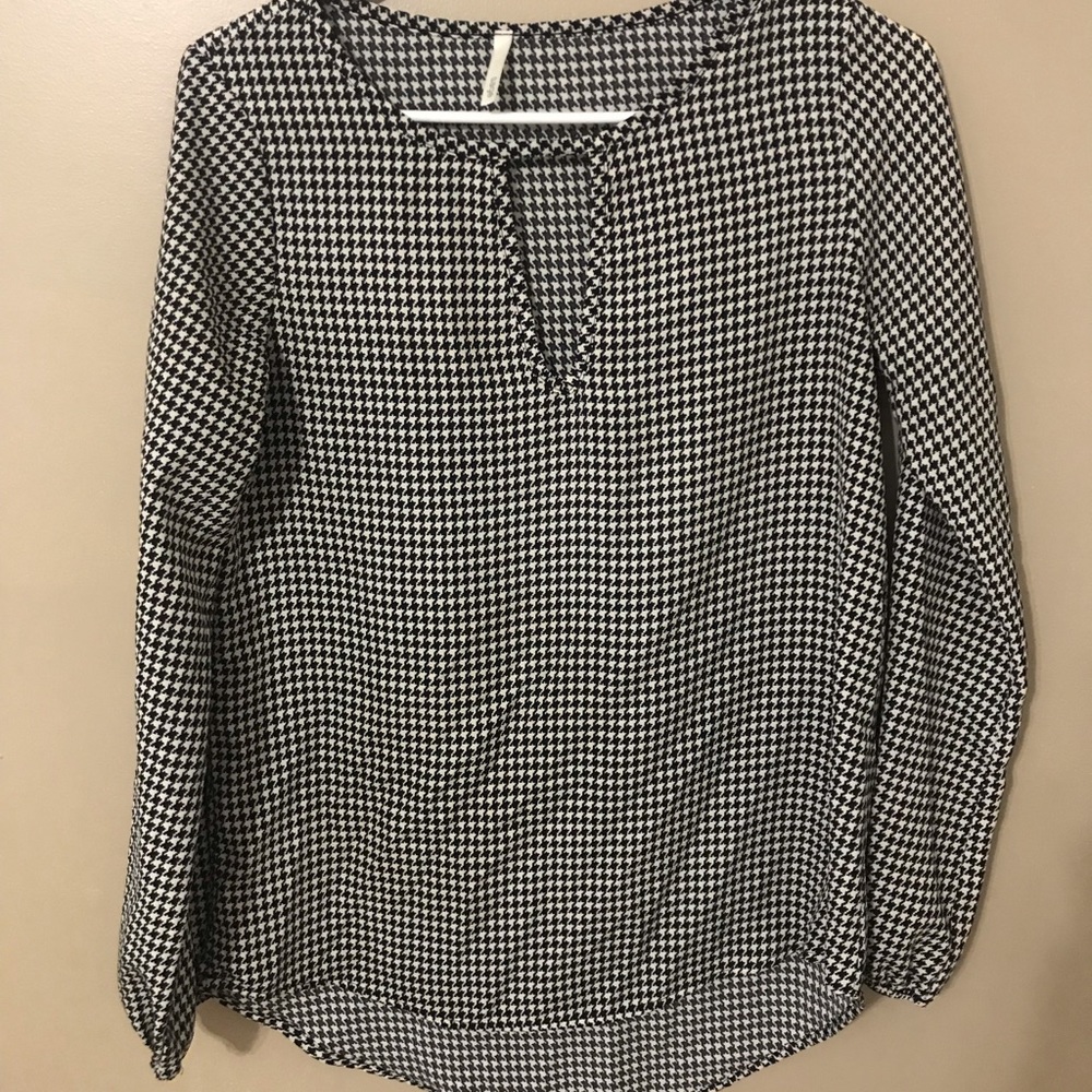 Black and White blouse